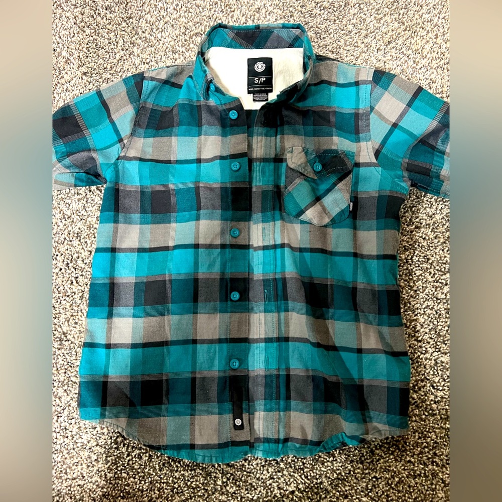 Hurley Boys Button Down Size Small